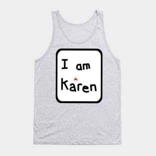 I am a Karen Meme in a Frame Tank Top